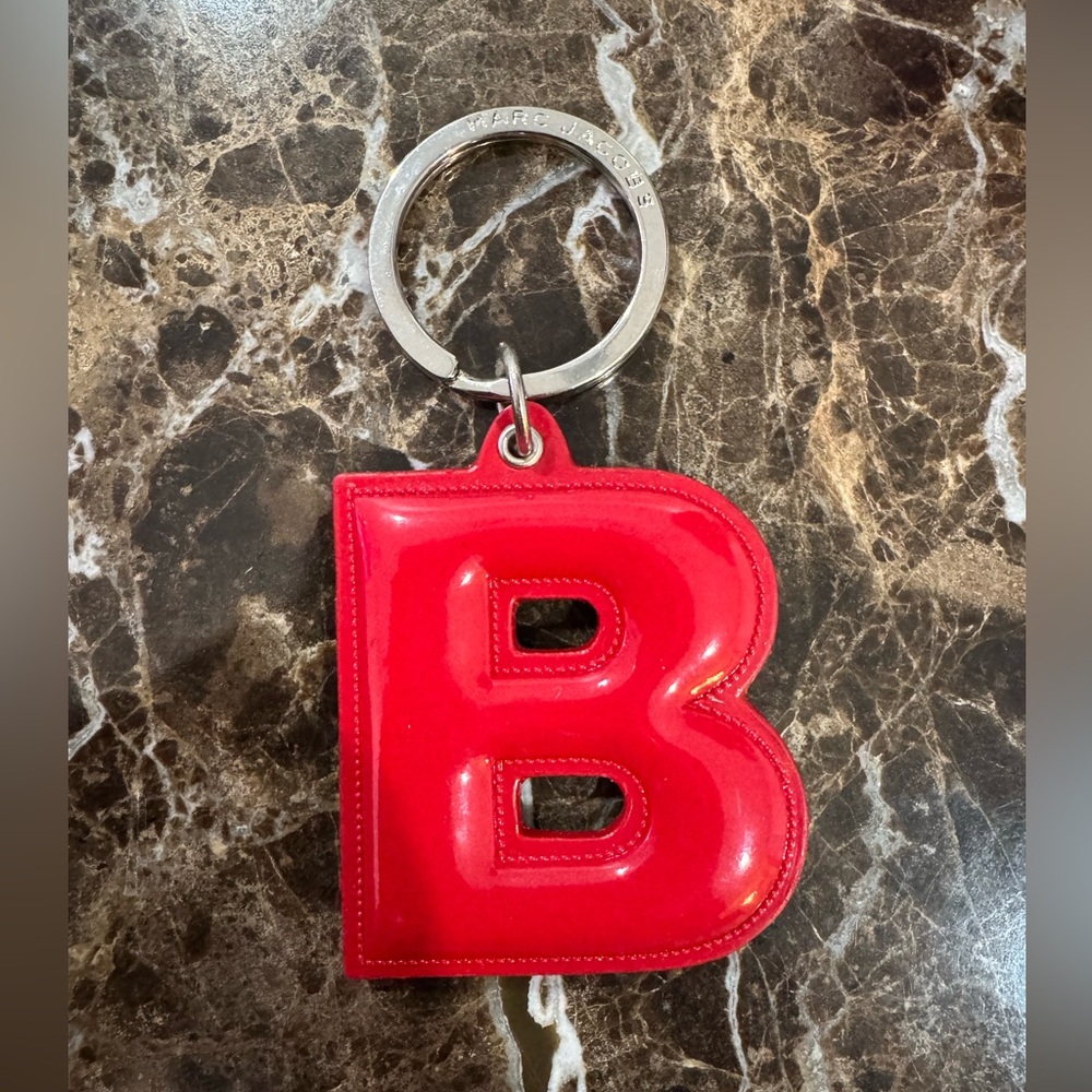 Marc Jacobs Red Keychain Accessory